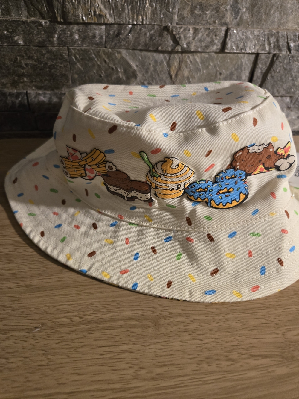 Disney Spirit Jersey Cream Sprinkle & Donut Bucket Hat